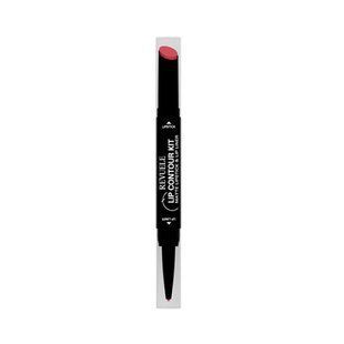Помада матова з олівцем для губ 2 у 1 Revuelle Lip Contour Kit тон 05 Кораловий, 1,8 + 0,2 г 5060565109230 фото
