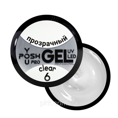 Гель для нарощування нігтів однофазний YouPosh Gel UV/LED 30мл № 06 YP 2294 фото