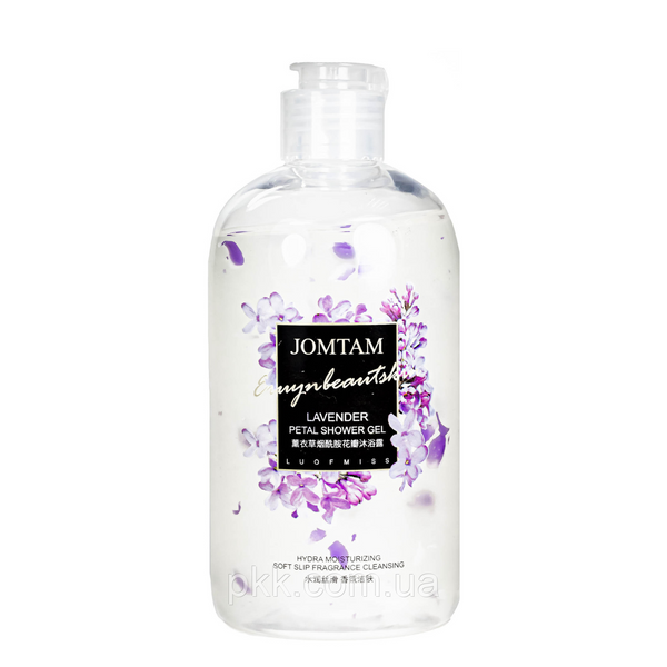 Гель для душу Jomtam Petal Shower Gel із пелюстками лаванди 350 мл Jom 45268 фото