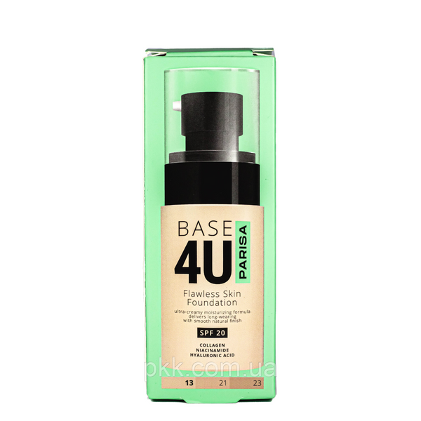 Тональный крем для лица Parisa Cosmetics Base4U № 13 light beige F-10 фото