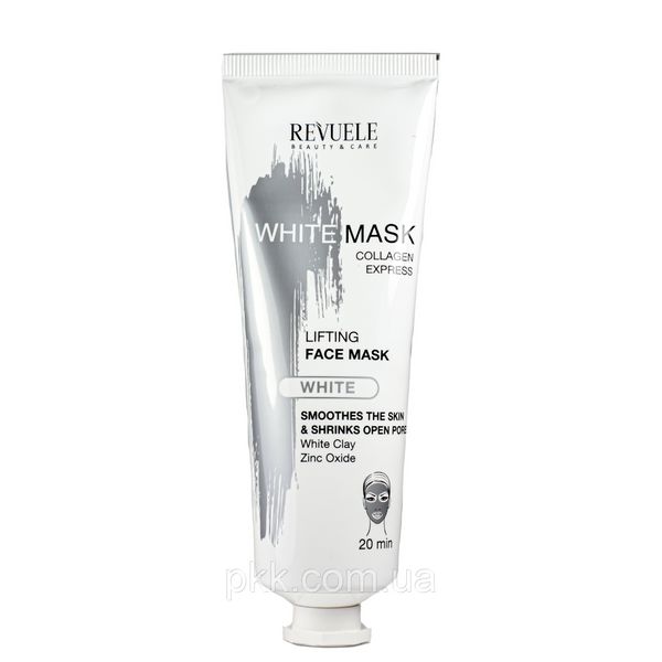 Ліфтинг маска для обличчя з колагеном Revuele White Mask Lifting Face Mask 80 мл 3800225904278 фото