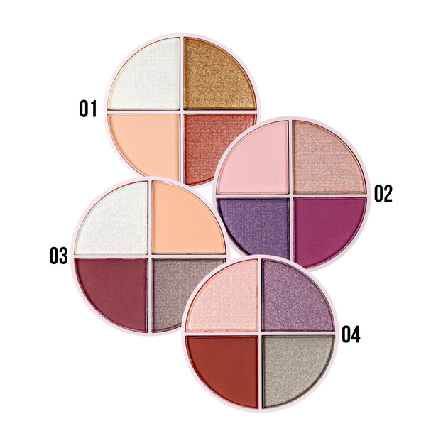Набор палеток теней 4 оттенка DoDo Girl Autumn Eyeshadow Colorful D3287 (4 шт в ассортименте) D3287 фото