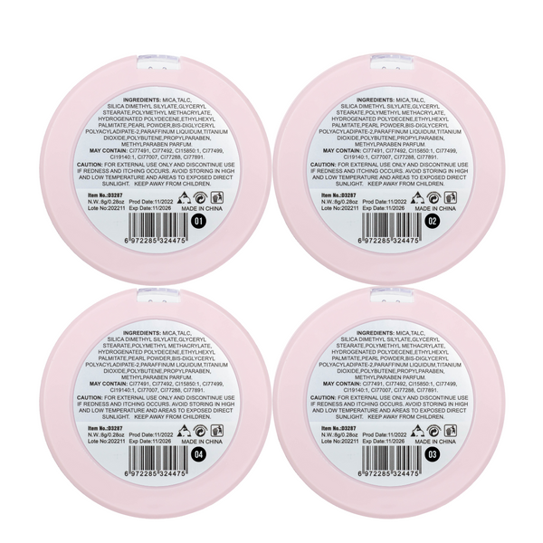 Набор палеток теней 4 оттенка DoDo Girl Autumn Eyeshadow Colorful D3287 (4 шт в ассортименте) D3287 фото