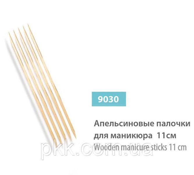 Апельсинові палички для манікюру SPL Wooden Manicure Sticks 11 см 5 шт 9030 SPL фото