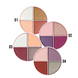 Набор палеток теней 4 оттенка DoDo Girl Autumn Eyeshadow Colorful D3287 (4 шт в ассортименте) D3287 фото 2