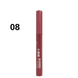 Помада-олівець для губ водостійка Bogenia Velvet Waterproof Matte, 008 Marvelous Темна нюдова BG730 фото 5