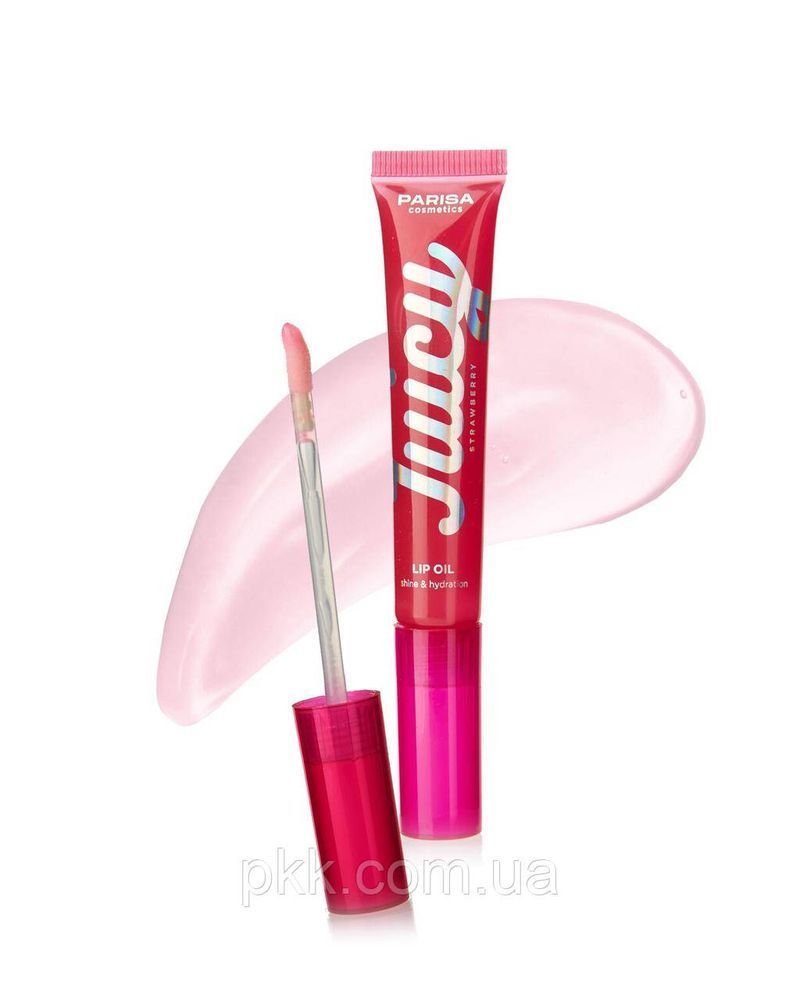 Блиск-олія для губ Juicy JLO-07 Parisa Cosmetics фруктовий № 04 Strawberry JLO-07 фото