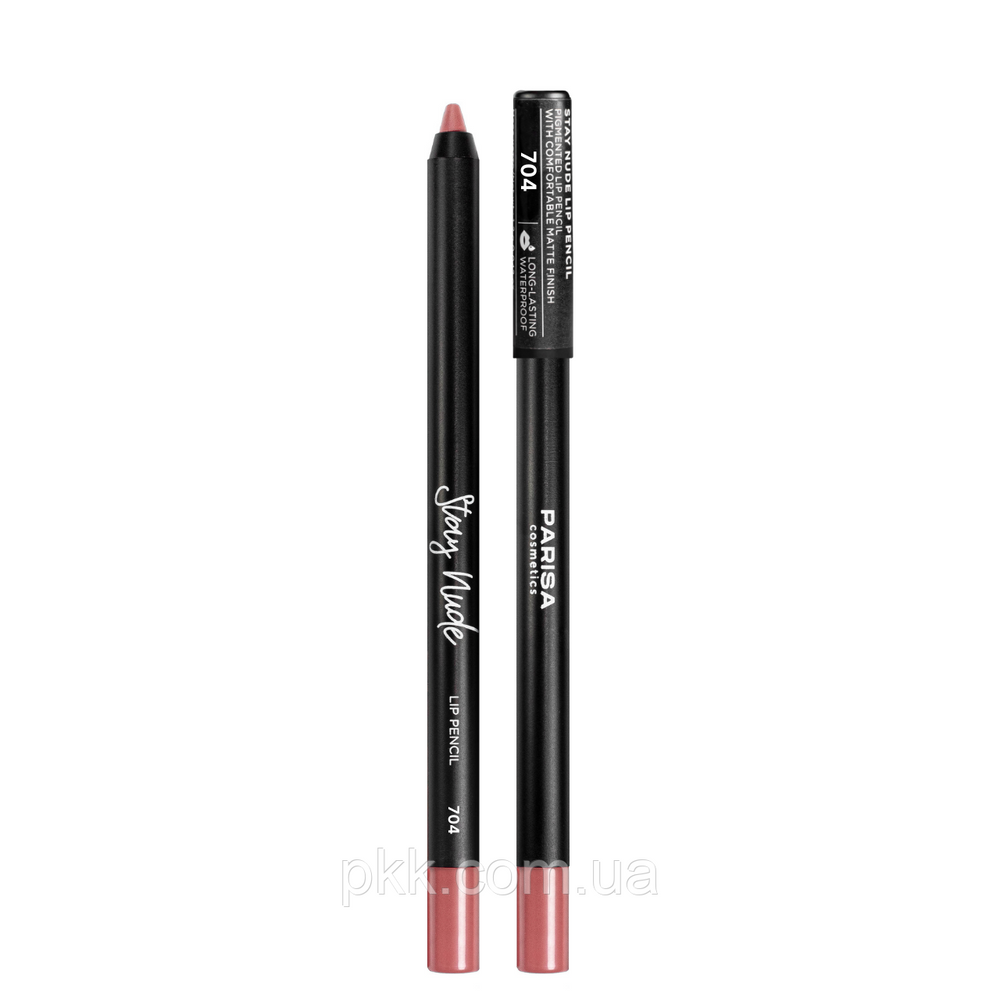 Карандаш для губ Parisa Cosmetics гелевый № 704 Коричнево-шоколадный EP-7273 фото