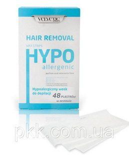 Набір воскових смужок для депіляції VELVETIC PROFI Hypo allergenic 48 шт. VL-2363 фото