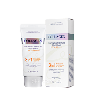 Сонцезахисний крем для обличчя SPF50+ PA++++ Enough Collagen 3in1 EN 7664 фото