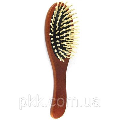 Щітка для волосся масажна дерев'яна QPI Professional 23 см RD-0026 RD-0026 фото
