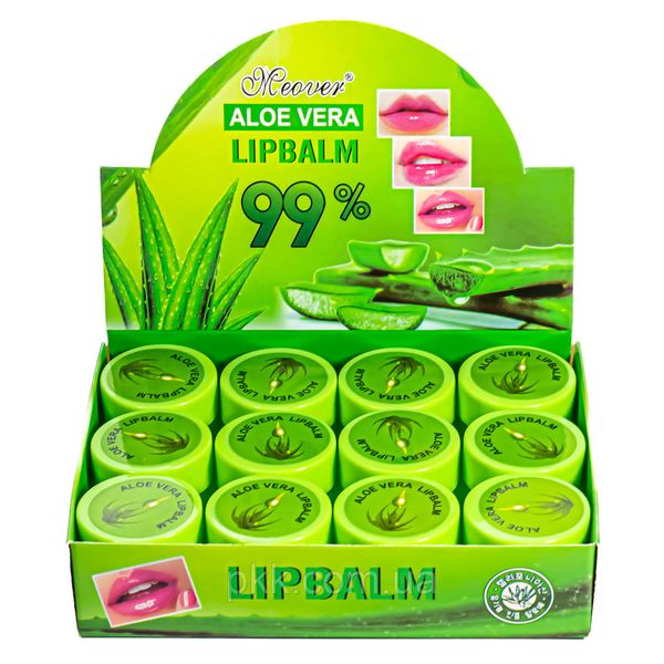 Бальзам для губ зволожуючий Meover Aloe Vera 99 % 8 мл Q 1205 фото