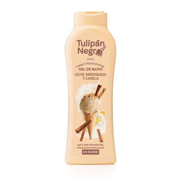 Гель для душа Tulipan Negro yummy cream "молочное бизе" (650 мл) 8410751094418 фото