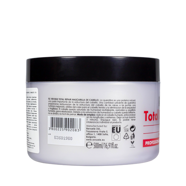 Маска для восстановления сухих, поврежденных волос Revuele Total Repair 500 мл 3800225902083 фото