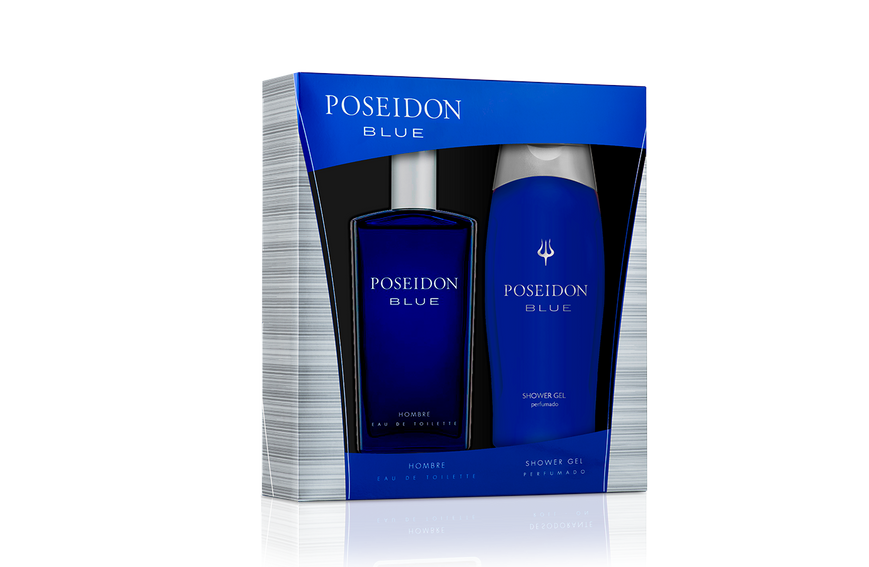 Набор для мужчин парфюмированный Instituto Espanol Poseidon Blue Hombre Туалетная вода 150 мл + Гель для душа 250 мл 8411047136461 фото