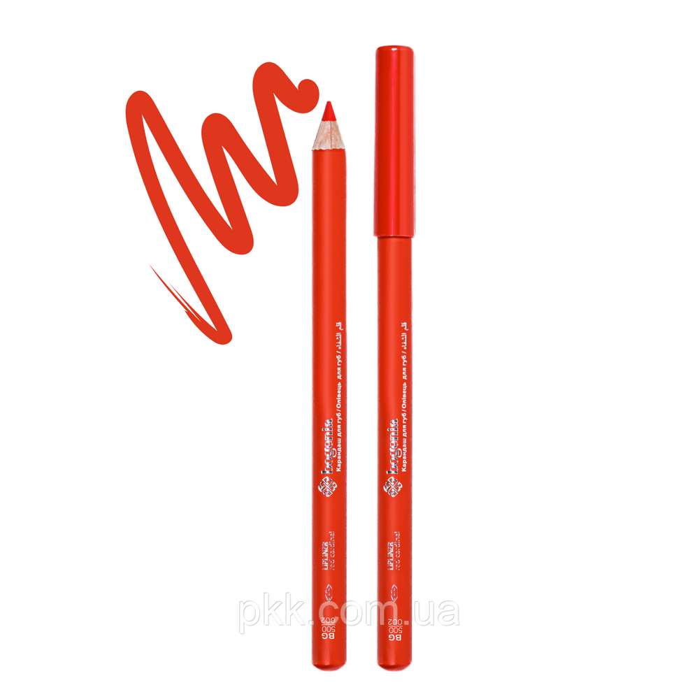 Олівець для губ Bogenia Lip Liner BG500 № 002 Red Cardinal BG500 фото