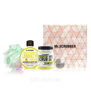 Подарунковий набір доглядової косметики Mr Scrubber Juicy Mango Mr 0227 фото