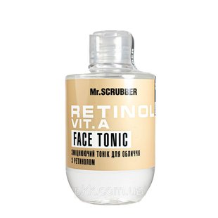 Тонік для обличчя зміцнюючий з ретинолом Mr Scrubber Face ID Retinol Vit Face Tonic, 250 мл