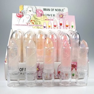 Помада для губ гігієнічна проявна Iman of Noble Flower Lipstic 24 штуки 5047B фото