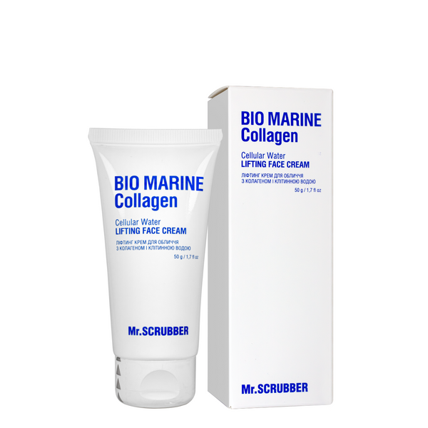 Ліфтинг крем для обличчя Mr. Scrubber Bio Marine Collagen з колагеном та клітинною водою 50 мл Mr 1480 фото