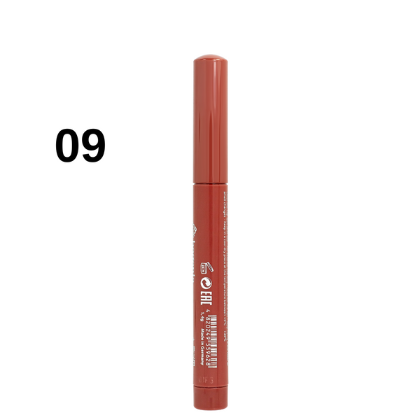 Помада-карандаш для губ водостойкая Bogenia Velvet Waterproof Matte, 009 Cashmere Темная оранжево-бежевая BG730 фото