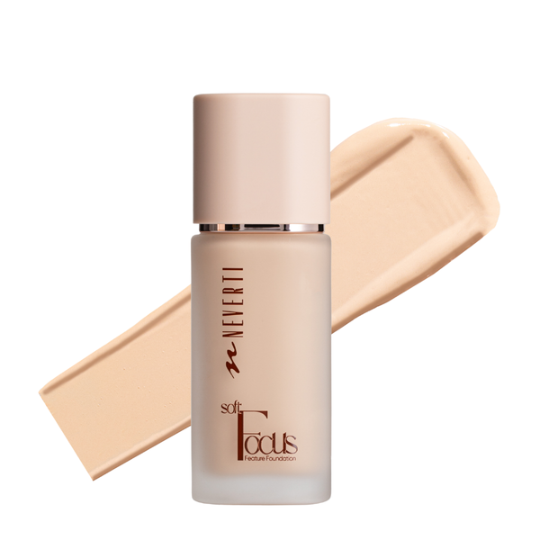 Тональная основа Neverti Soft Focus стойкая увлажняющая, 32 мл (NP305), 001 Pinky Nude Светло-бежевый NP305 фото
