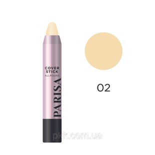 Маскуючий коректор для обличчя Parisa Cosmetics All Round Cover Stick C-01 № 02 С-01 PC фото