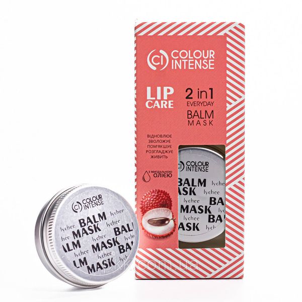 Бальзам-маска для губ питательная Colour Intense Lip Care Личи CI LS-131/9001/09 фото