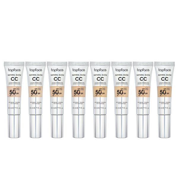 Тональный СС-крем topface Natural Glow CC Cream & Concealer SPF50 PT472 30 мл , 001 Cool Beige/Холодный бежевый PT472 фото