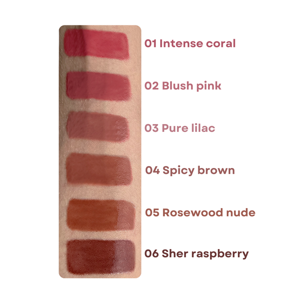 Зволожуючий блиск для губ Parisa Cosmetics Hydro Shine Lip Gloss (PHL-06), 03 Pure lilac Рожево-ліловий PHL-06 фото