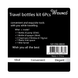 Дорожній набір ємностей для косметики WH Travel Bottles Set 4 шт. , Чорний 8808 фото 3