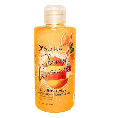 Гель для душу з блискітками Soika Shower Lemonade "Освіжаючий апельсин" 300 мл SK 5816 фото