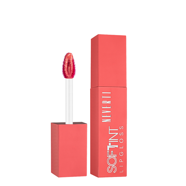 Блиск тинт для губ Neverti Soft Tint Lipgloss (NP802), 005 Кораловий NP802 фото