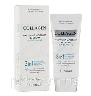 Сонцезахисний BB-крем Enough Collagen Whitening Moisture BB Cream SPF47 PA+++ EN 7674 фото