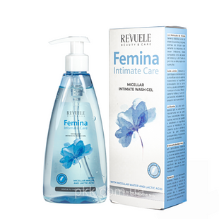 Гель для інтимної гігієни Revuele Femina Intimate Care Micellar Intimate Wash Gel міцелярний 250 мл 5060565102866 фото