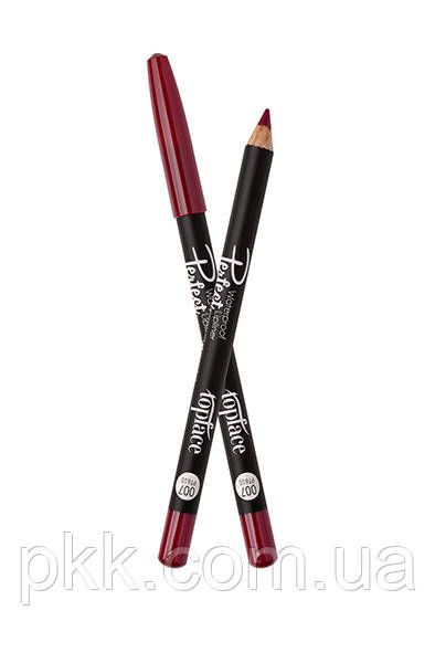 Карандаш для губ Topface Lipliner водостойкий Perfect Waterproof РТ610 № 01 Тёмно-нюдовый 07 Малиновый РТ610 фото