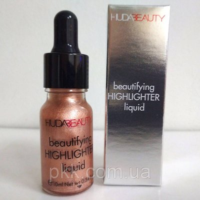 Хайлайтер для обличчя рідкий Huda Beauty beautifying Highlighter liquid 10 мл, № 304 Бронзовий HB-4538 фото