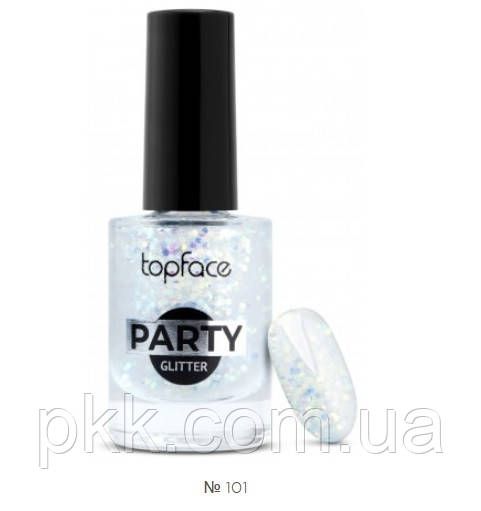 Лак для нігтів TopFace Party Glitter 9 ml РТ106 PT106 фото