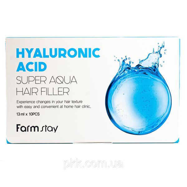 Філер для волосся FarmStay Hyaluronic Acid зволожуючий 13 мл FS 4461 фото