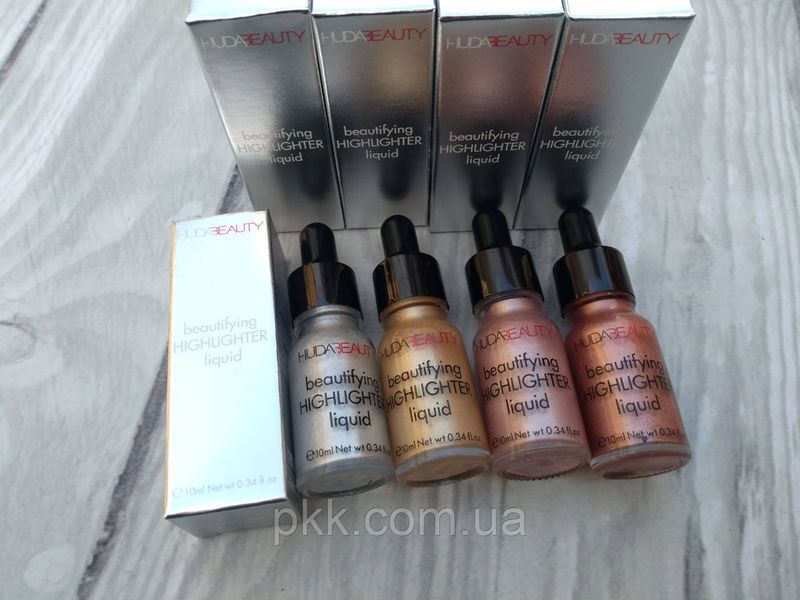 Хайлайтер для лица жидкий Huda Beauty beautifying Highlighter liquid 10 мл HB-4538 фото
