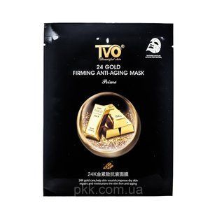 Тканевая маска для лица TVO Beautiful skin 24 Gold антивозрастная CMD-165 фото