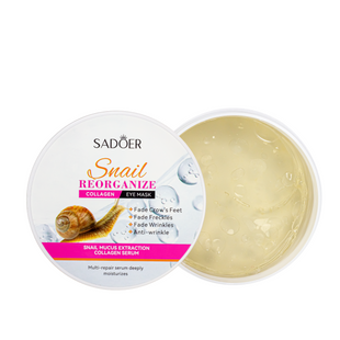 Омолаживающие патчи для кожи вокруг глаз Sadoer Snail Reorganize Collagen Eye Mask SD 93547, 60 штук SD 93547 фото