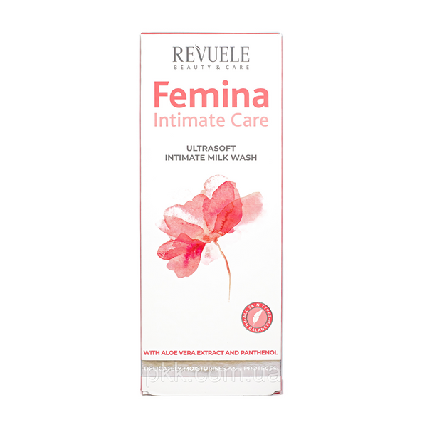 Молочко для інтимної гігієни Revuele Femina Intimate Care Ultrasoft Intimate Milk Wash ультрам'яке 250 мл 5060565102873 фото