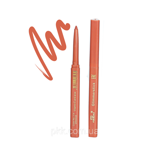 Карандаш для губ Malva Cosmetics Pencil М 300 № 114 Orange Оранжево-коричневый М 300 lip фото