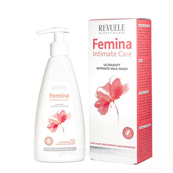 Молочко для интимной гигиены Revuele Femina Intimate Care Ultrasoft Intimate Milk Wash ультрамягкое 250 мл 5060565102873 фото