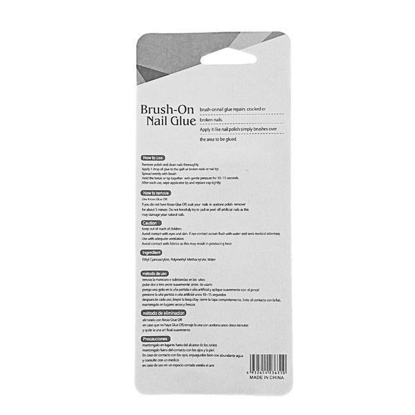 Клей для нігтів Nail Glue з пензликом 10 г 6991-10 фото