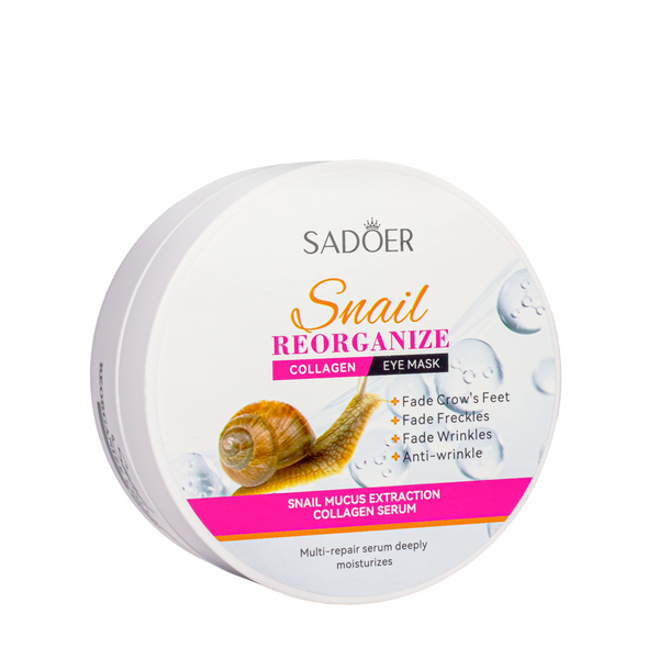 Омолаживающие патчи для кожи вокруг глаз Sadoer Snail Reorganize Collagen Eye Mask SD 93547, 60 штук SD 93547 фото